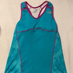 North face athletic tank/built in bra